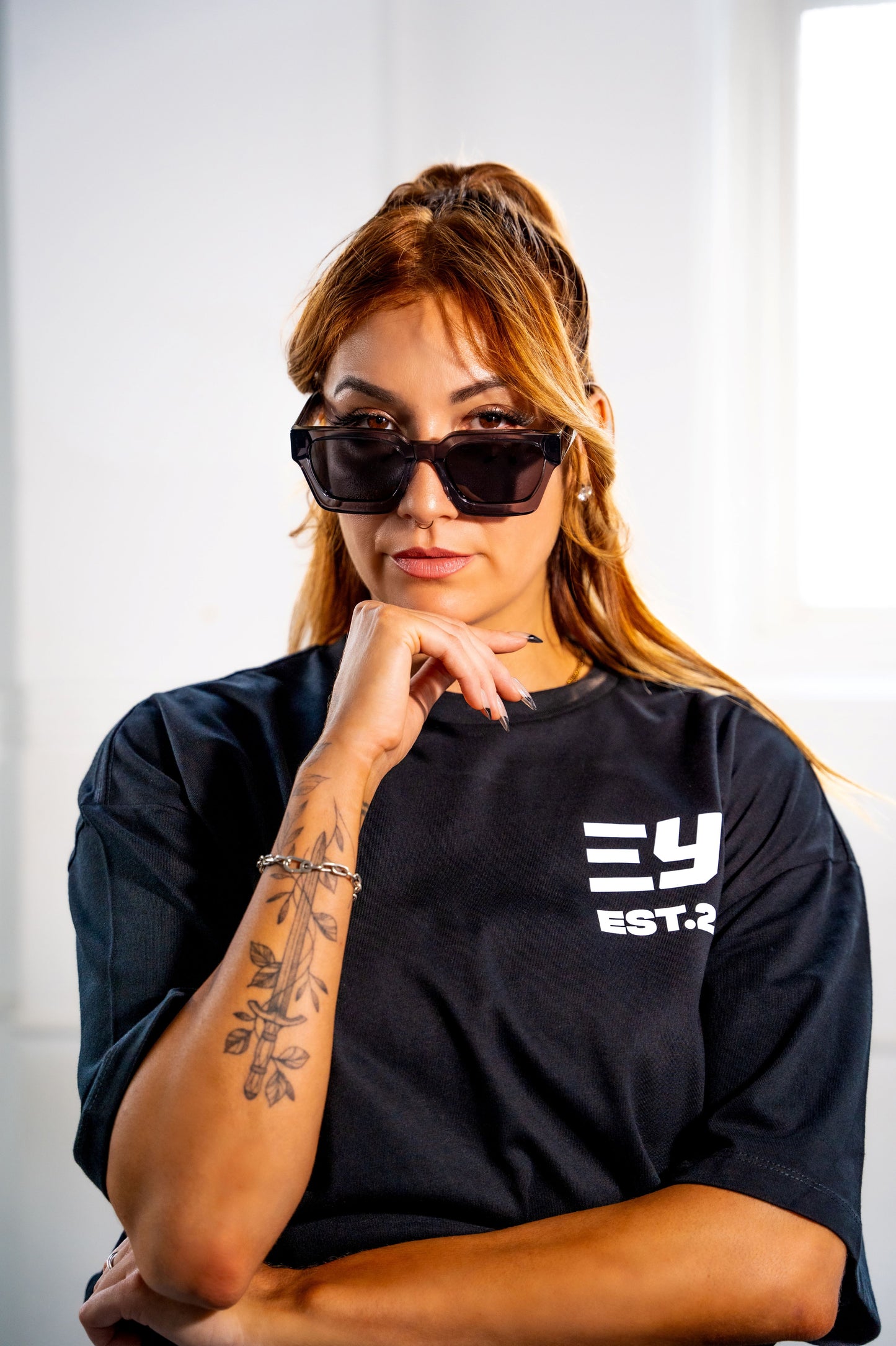 "Monarch" in Grey Sunglasses